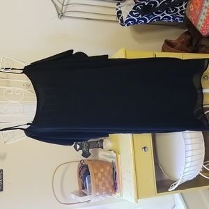 Black off shoulder pullover top
